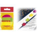 Záložky samolepicí Kores 50 x 20 mm, 4 x 50 ks – Hledejceny.cz