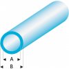 Modelářské nářadí Raboesch profil ASA trubka transparentní modrá 3x4x330mm 5