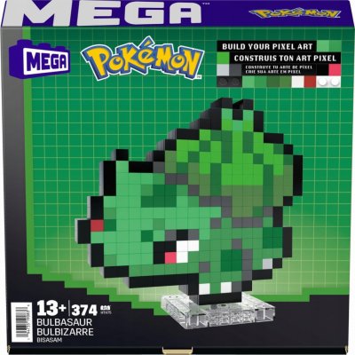 Mega Bloks Mega Pokémon Pixel art - Bulbusaur – Zboží Dáma