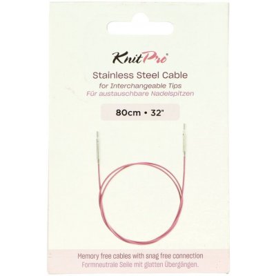Silné ocelové lanko KnitPro 56 cm – Hledejceny.cz