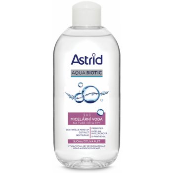 Astrid Aqua Biotic 3in1 Micellar Water micelární voda pro suchou a citlivou pleť 200 ml