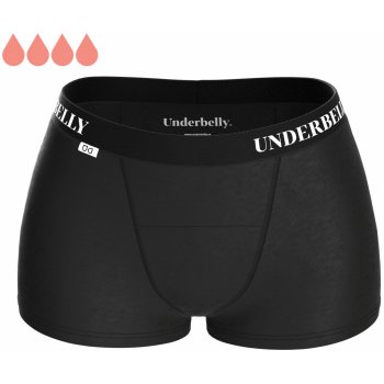 Underbelly menstruační kalhotky BOYFRIEND černé z polyamidu Pro velmi silnou menstruaci