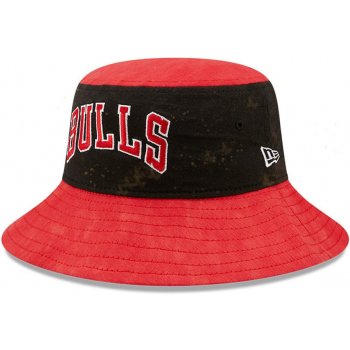 New Era Chicago Bulls Washed Pack Red Bucket Hat Red