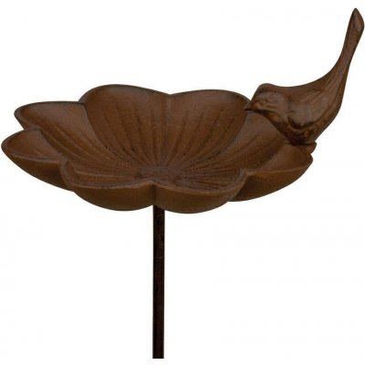 Esschert Design Stojací ptačí pítko Birw III 91 cm hnědé – Zboží Dáma