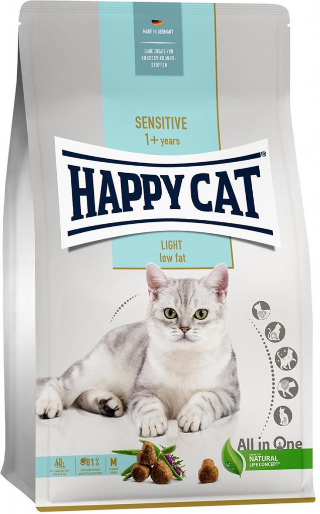 Happy Cat Sensitive Adult Light 2 x 10 kg