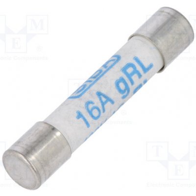 SIBA 7006584.16 Pojistka: tavná; gRL; 16A; 400VAC; keramická,kulatý; 6,3x32mm – Zboží Mobilmania