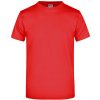 Pánské Tričko James+Nicholson základní triko bez bočních švů červená rajčatová JN002