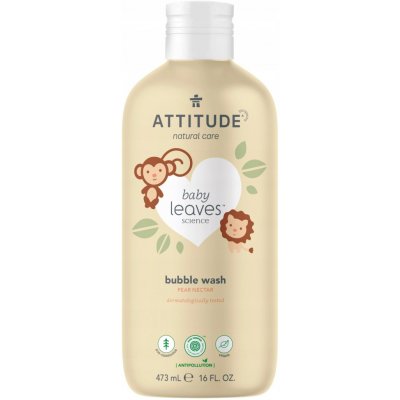 Attitude Pěna do koupele Baby Listy s vůní hruškové šťávy 473 ml – Zboží Dáma