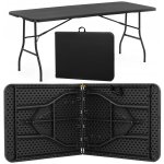 SPRINGOS RAUT GF0056 GF0056-XG Skládací cateringový stůl 180x75 cm, hnědý – Hledejceny.cz