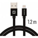 SWISSTEN TEXTILE datový kabel USB - Lightning 1.2m – Zboží Mobilmania