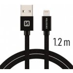 SWISSTEN TEXTILE datový kabel USB - Lightning 1.2m – Hledejceny.cz