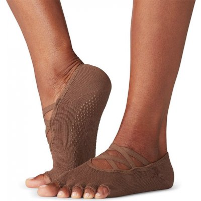 ToeSox ponožky na jógu bezprstové Elle Naked – Zboží Mobilmania