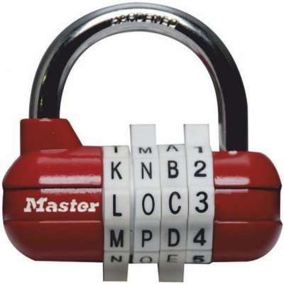 Master Lock 1534EURD červený – Zboží Mobilmania