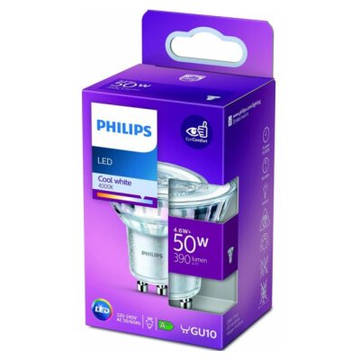 Philips LED lampa PAR16, 36°, 4,6 W, GU10, 4000K, 390lm – Zboží Živě