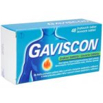 GAVISCON POR 250MG/133,5MG/80MG TBL MND 48 – Hledejceny.cz
