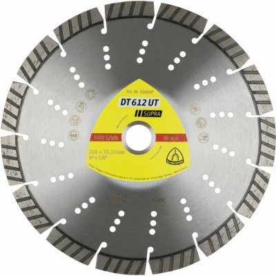 Diamantové řezné kotouče DT 612 UT KLINGSPOR Varianta: DT 612 UT 125X2,4X22,23 – Hledejceny.cz