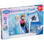 Ravensburger Ledové království Elsa Anna Olaf 3v1 3 x 49 dílků – Hledejceny.cz