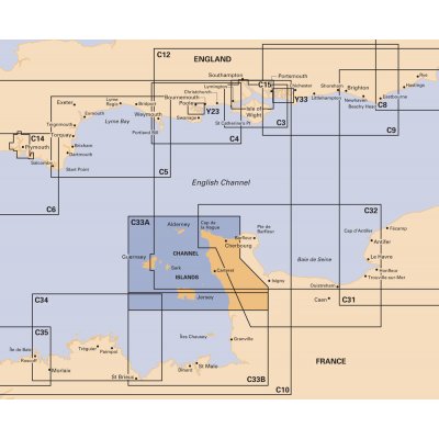 Námořní mapa Imray C33A Channel Islands (North) IMC33A – Hledejceny.cz