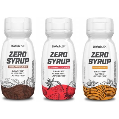 BioTech Zero Syrup čokoláda 320 ml – Sleviste.cz