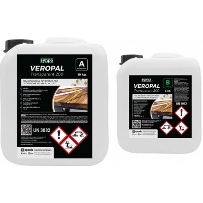 Synpo Veropal Transparent 200 epoxidová pryskyřice čirá 1,5 kg – Zbozi.Blesk.cz