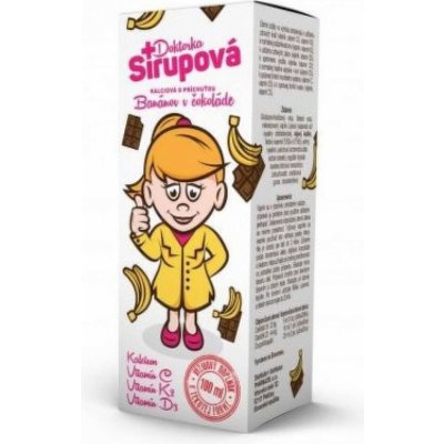 Pharmadis Doktorka sirupu kalciový sirup s příchutí Banán v čokoládě 100 ml – Hledejceny.cz