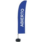 Jansen Display Beach Flag Budget Wind Complete Set Open Blue Spanish ECO, 1010 x 4305 mm – Zboží Živě