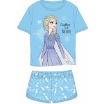 Eplusm Dívčí pyžamo FROZEN ELSA krátké modré Modrá – Zboží Mobilmania
