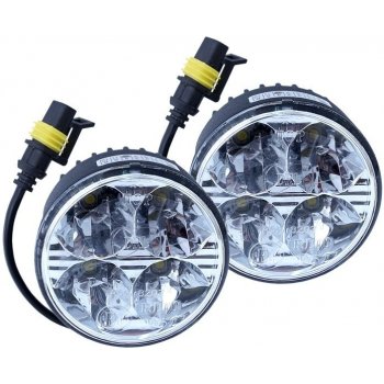 Titanium Denní světla 4 LED 12/24V pr. 70mm-kulatá