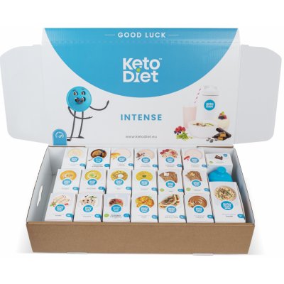 KETODIET 4 týdenní balíček INTENSE pro 1. krok 140 porcí 1800g – Zboží Dáma