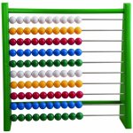 Detoa Počítadlo dřevěné zelené půlené – Sleviste.cz