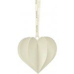 Papírové ozdoby Blomus KAZARY srdíčko P.7cm SET 4ks krémové – Hledejceny.cz