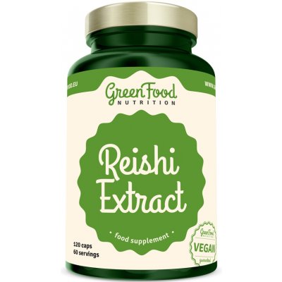 GreenFood Nutrition Reishi extract 120 kapslí