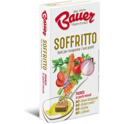 Bauer Bezlepkový Soffritto Bujón Helper kostky 60 g – Zboží Dáma