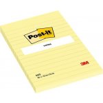 3M POSTIT Samolepicí blok na poznámky, 102 × 152 mm, 100 listů, linkovaný, 3M POST-IT, žlutý 7100172753 – Hledejceny.cz