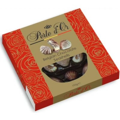 Perle d Ór Belgian Chocolate Seashells 195 g – Sleviste.cz