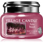 Village Candle Palm Beach 262g - střední vonná svíčka ve skle Palmová pláž