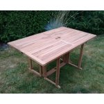 Nábytek Texim teakový zahradní skládací stůl BEVERLY / BUTTERFLY 150x90 cm – Hledejceny.cz