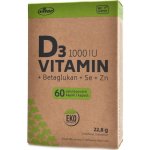 Vitar Vitamin D3 1000IU+betaglukan EKO 60 kapslí – Hledejceny.cz