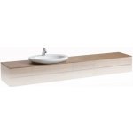 Laufen Alessi one umyvadlová deska 240x1,2x50 cm, otvor vlevo H4246120976301 – Zboží Mobilmania