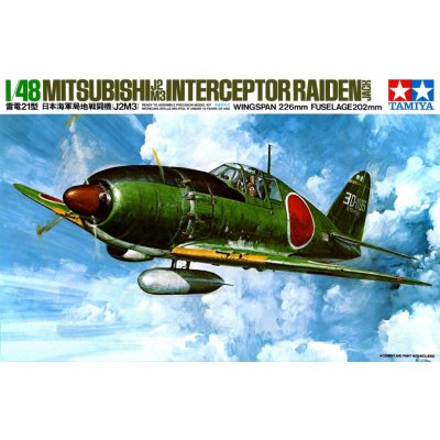 Hasegawa Mitsubishi J2M3 Raiden JACK 1:72 – Zboží Mobilmania