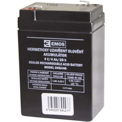 EMOS B9664 4V 4Ah 1201001800 – Zboží Mobilmania