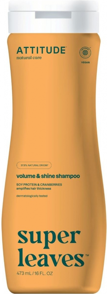 Attitude Super leaves Shampoo lesk a objem pro jemné vlasy 473 ml
