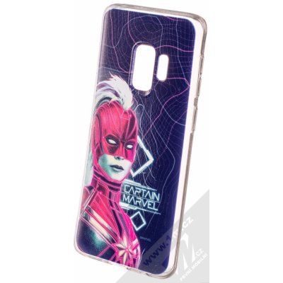 Pouzdro MARVEL Kapitánka MARVEL 013 Samsung Galaxy S9 tmavě modré – Zboží Mobilmania