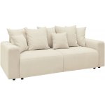 Bobochic Paris Béžová manšestrová rozkládací pohovka Envy 245 cm – Zbozi.Blesk.cz