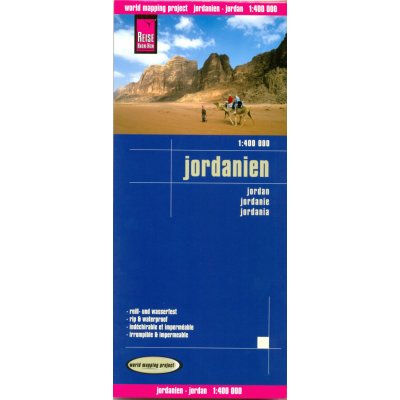 mapa Jordan Jordánsko 1:400 t. – Hledejceny.cz