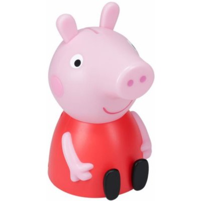 CurePink: | Plastová pokladnička Peppa pig|Prasátko Peppa: Postava (výška 17 cm) [PP12730PP] – Zboží Dáma