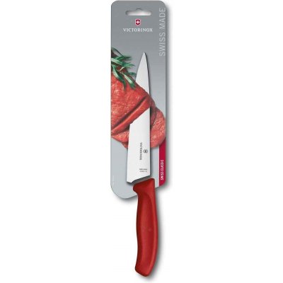 Victorinox 6.8001.19B Swiss Classic Red kuchařský 19 cm – Zboží Mobilmania