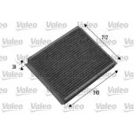 Filtr, vzduch v interiéru VALEO 698877