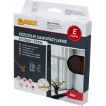 Vorel TO-76760 Těsnění do oken a dveří samolepící 9 x4 mm TYP E 6 m hnědé – HobbyKompas.cz