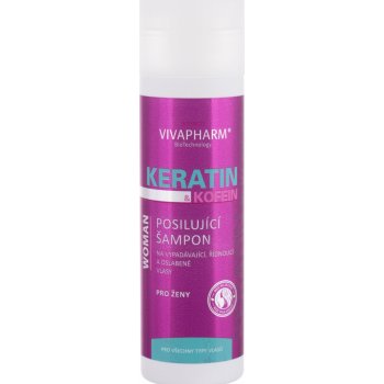 Vivapharm Kofein & Keratin šampón pro muže 200 ml